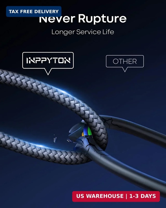 20 Ft USB C Cable Fast Charging, Extra Long USB C Cable Nylon Braided USB Type C gallery