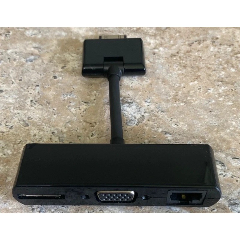 Vintage Samsung Galaxy Tab 30-Pin Dock Multiport Adapter VGA Ethernet Charging gallery