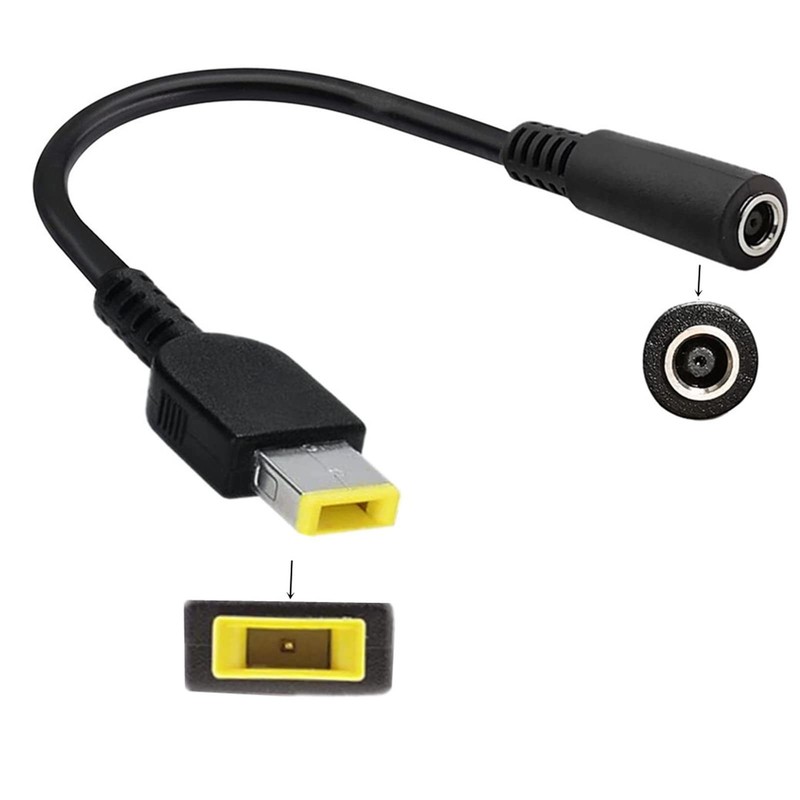 Tip Power Converter Cable USB to DC 4.5x3.0mm Female to Male HP Laptop 0.15m gallery