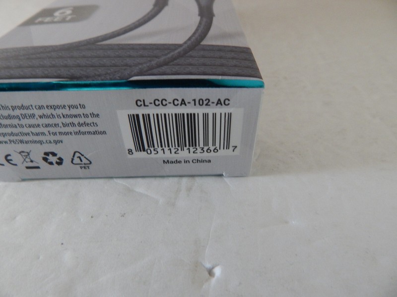 Case Logic Universal USB-C to USB-C Charge & Sync Cable 6 Feet Blue New gallery