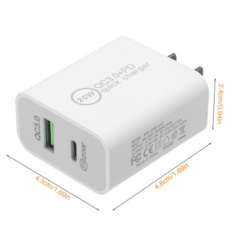For iPhone 14 13 12 11 XS XR X 8 7 6 Fast Charger Cable USB-C PD Power Adapter gallery