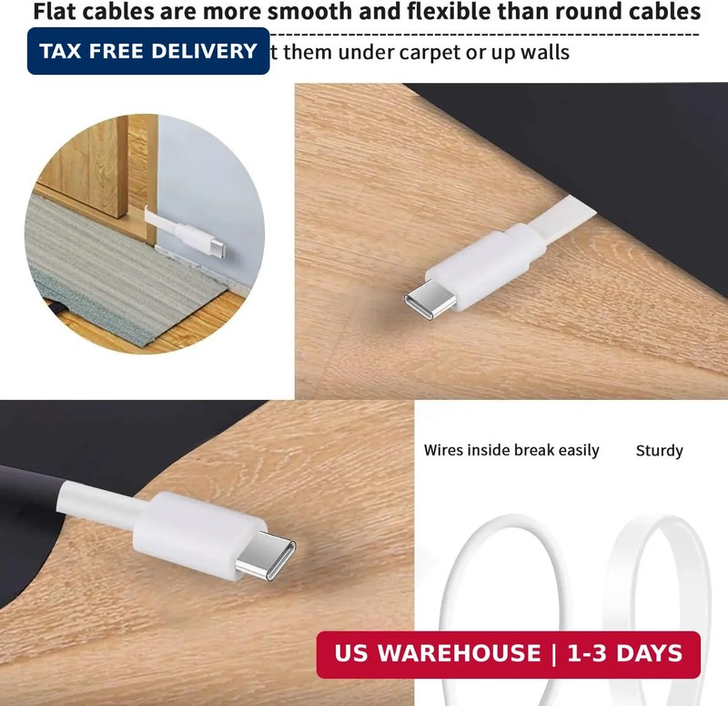 2 Pack 10FT Power Extension Cable Compatible with Wyze Cam v4/v3/OG,Wyze Cam Pan gallery