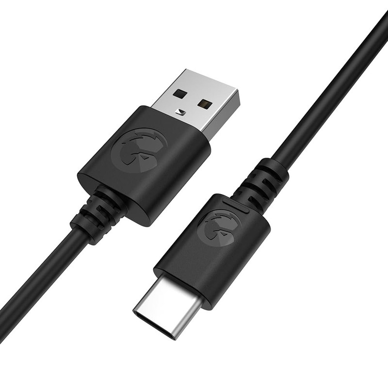 USB-A to USB-C Cable Wired Controllers - 1.8m / 5.9ft - Black gallery