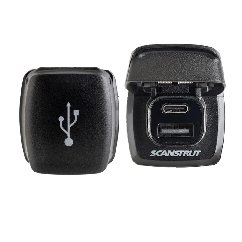Flip Fast Charge Dual USB Socket