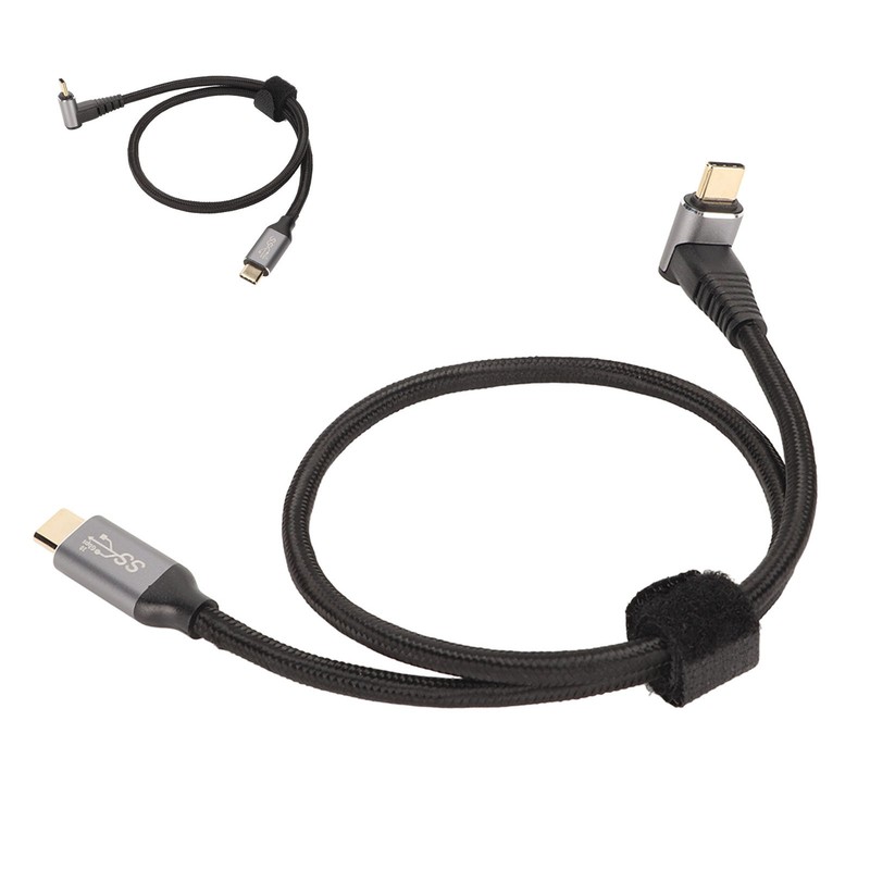 90 Degree USB C Cable 4K 60Hz PD100W For gallery