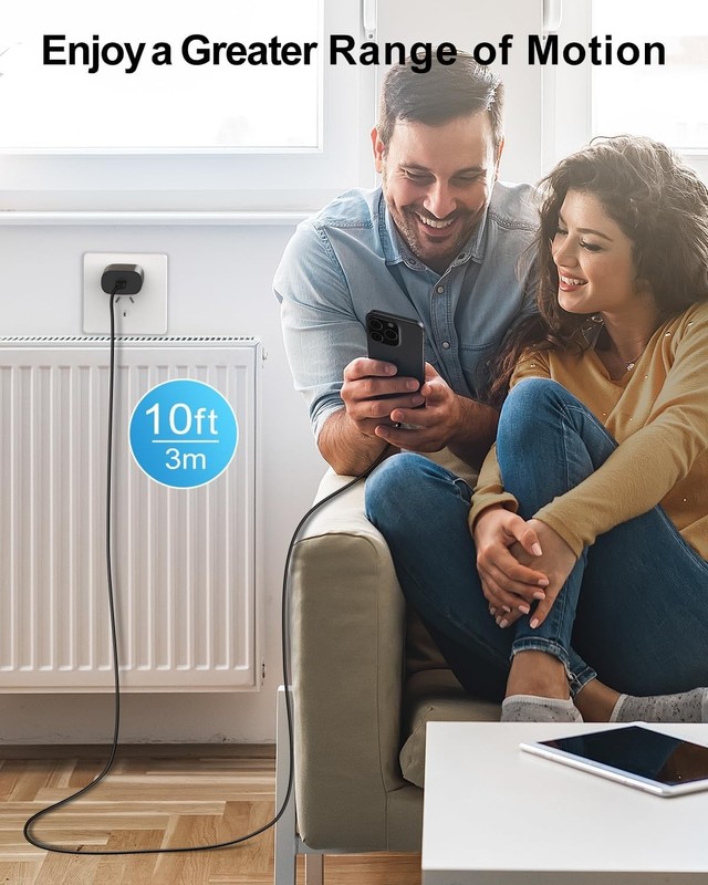 High-Speed 25W USB-C Charger with Dual Cables for iPhone & Galaxy Devices gallery