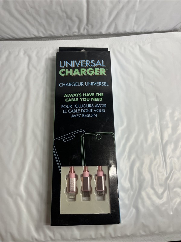 Universal Charger One Cable 3 Connections