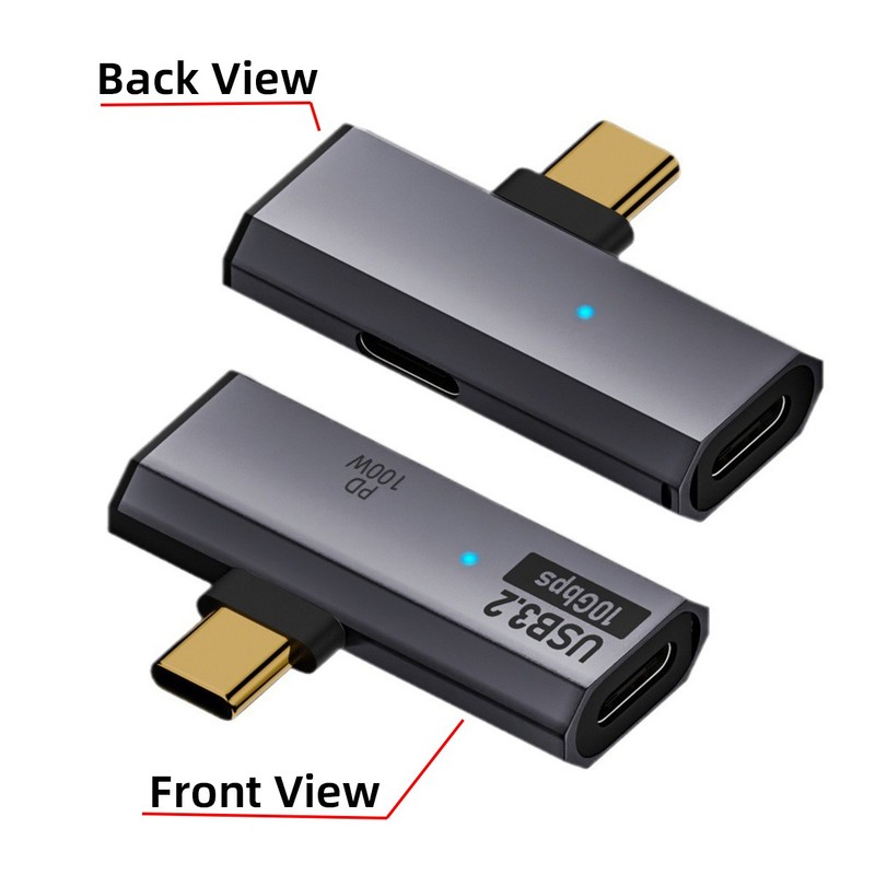 Chenyang USB-C 1-to-2 USB-C 100W PD Power & OTG Adapter 10Gbps for Laptop Tablet