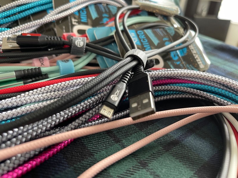 3 - 10 Ft USB to Micro Cable Heavy Duty High Speed Assorted Color gallery