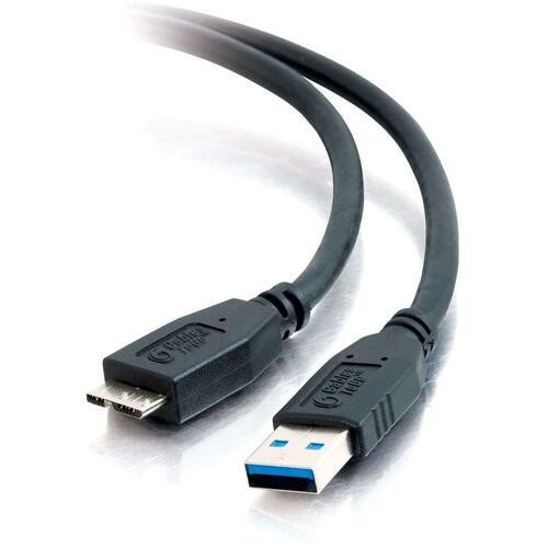 C2G 3.3 USB A to USB Micro B Cable – USB to Micro B Cable – USB 3 54176