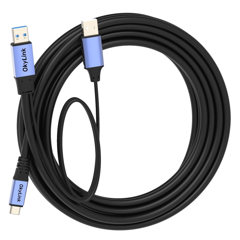 Active USB 3.0/3.2 Gen1 A to C Data Cable 15ft/5M – High-Speed 5Gbps, Signal …