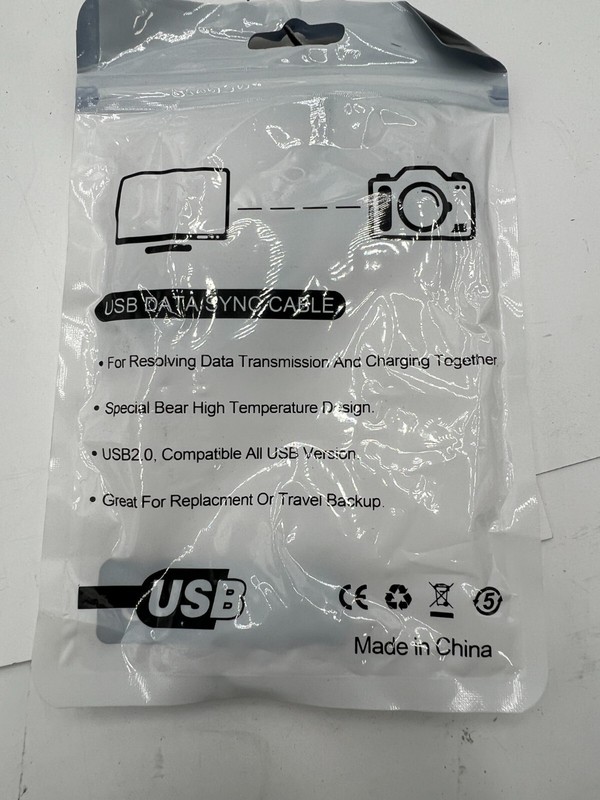 (QTY 14) USB Data Sync Charger Charging Cable Cord Black G296-MT8PC gallery