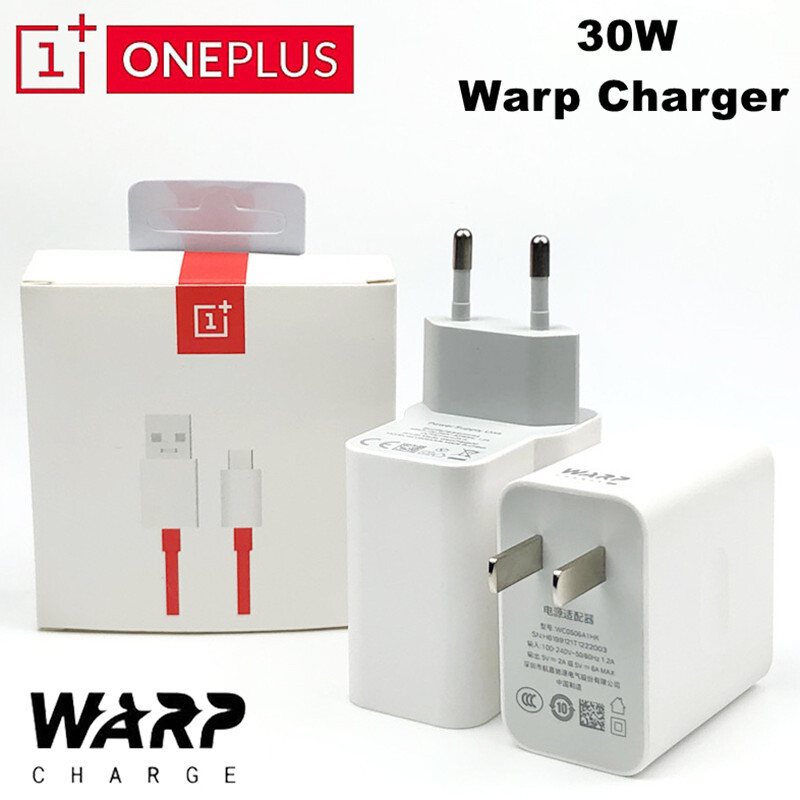 Original OnePlus Warp Dash Fast Charger Adapter Charging Cable For 7 Pro / 6T 8