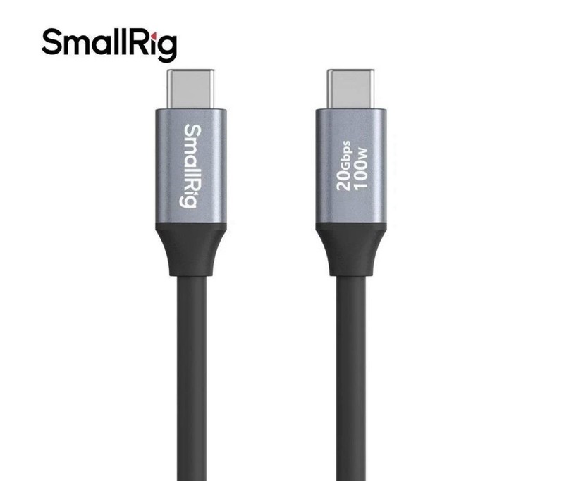 SmallRig USB C to USB C Data Cable 1.15ft/ 35cm/ 13.8″ for iPhone / Camera 4788
