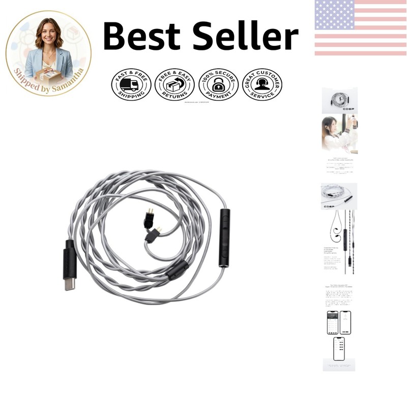 Versatile USB-C Earphone Cable – Durable, Lightweight, High-Fidelity Performance