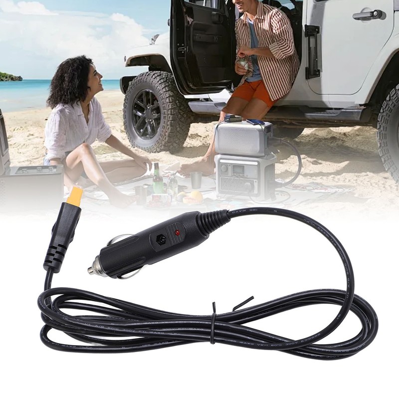 2M Extension Cable 18AWG Cigar Lighter Male To XT60 Female Adapter Charging Cord gallery
