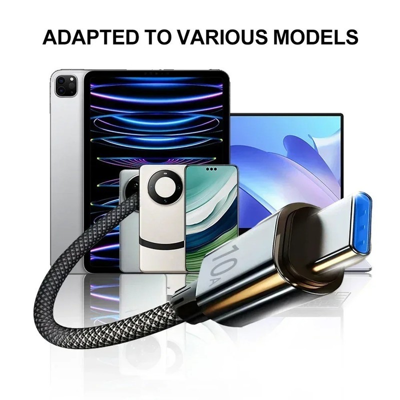 120W 10A Fast Charger PD Dual USB C To Type C Charging Cable High-speed Data Tra gallery