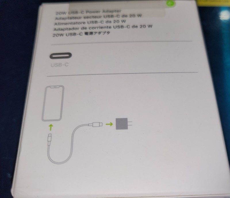 Genuine Apple - 20W USB-C Power Adapter MHJA3AM/A – FACTORY White Sealed gallery
