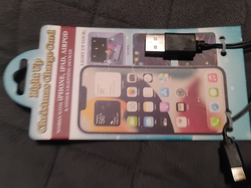 Light Up Christmas Charge Cord For: iPhone, iPad, Airpod and Other Devices gallery