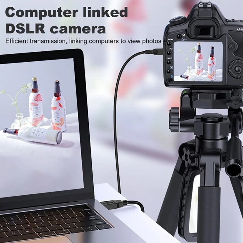 0.8M USB 2.0 A to Mini USB 5 Pin Data Cable for Camera MP3 MP4 HDD gallery