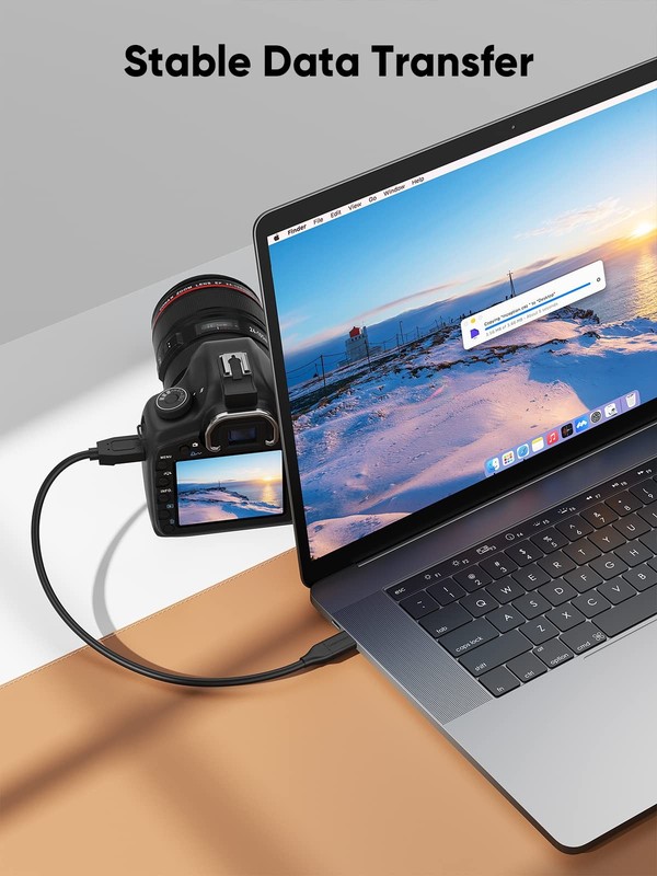 USB C to Micro B Short Cable for External Hard Drive 10G 1 ft gallery