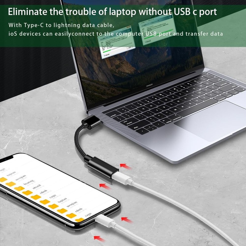 3-Pack USB C Female to Male Adapter Cable 3.0,Type C A black gallery