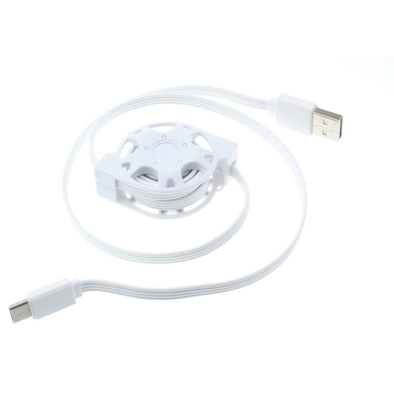 For Moto G/G Power/G Play/Edge/Plus/Stylus- USB Cable Retractable Type-C