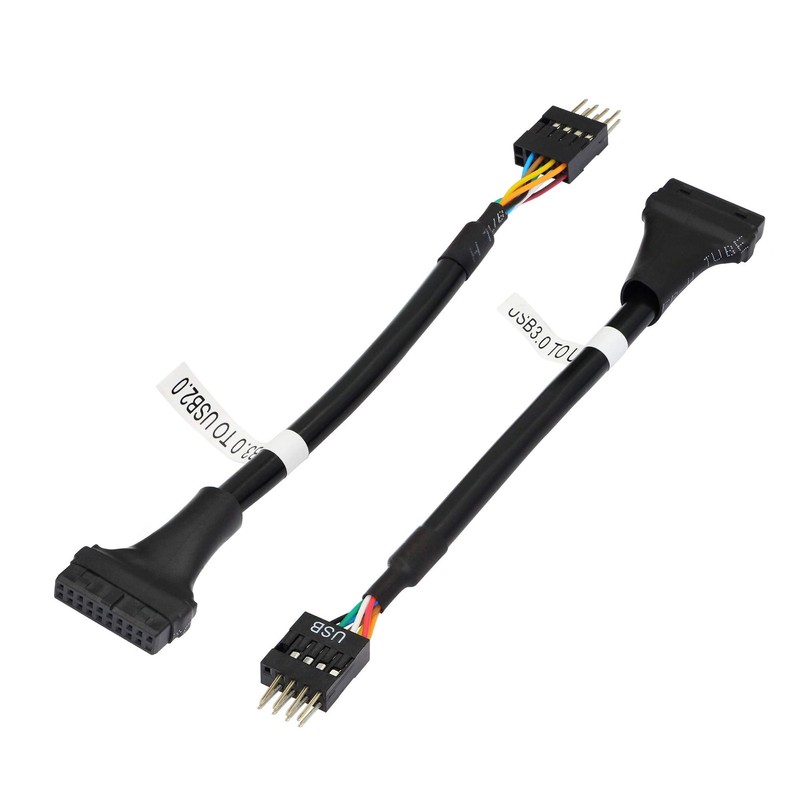 USB 3.0 Header to USB 2.0, USB 3.0 19 Pin Female to USB 2.0 9 Pin Connectors …