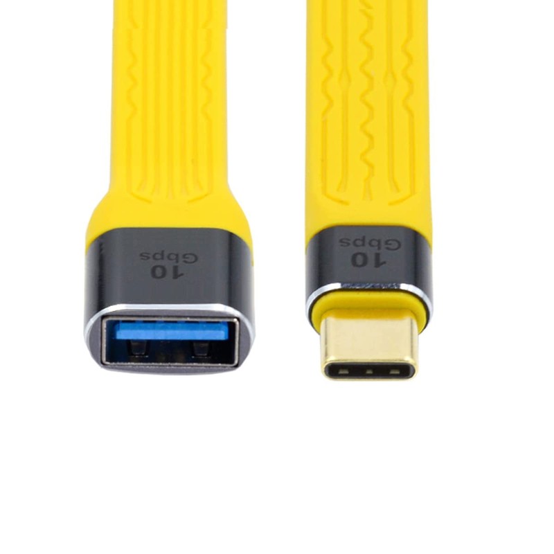 USB to USB Cable,USB 3.1 to USB 3.0 A Female OTG Flat Slim FPC Data Cable for…