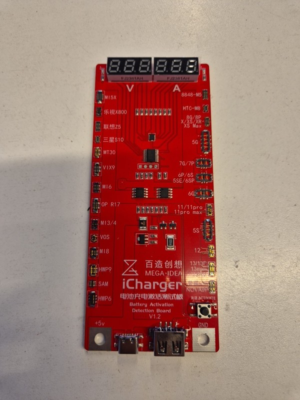 Qianli Icharger 2.0 Battery Activation board IPhone 5-12 Pro Max Samsung Etc