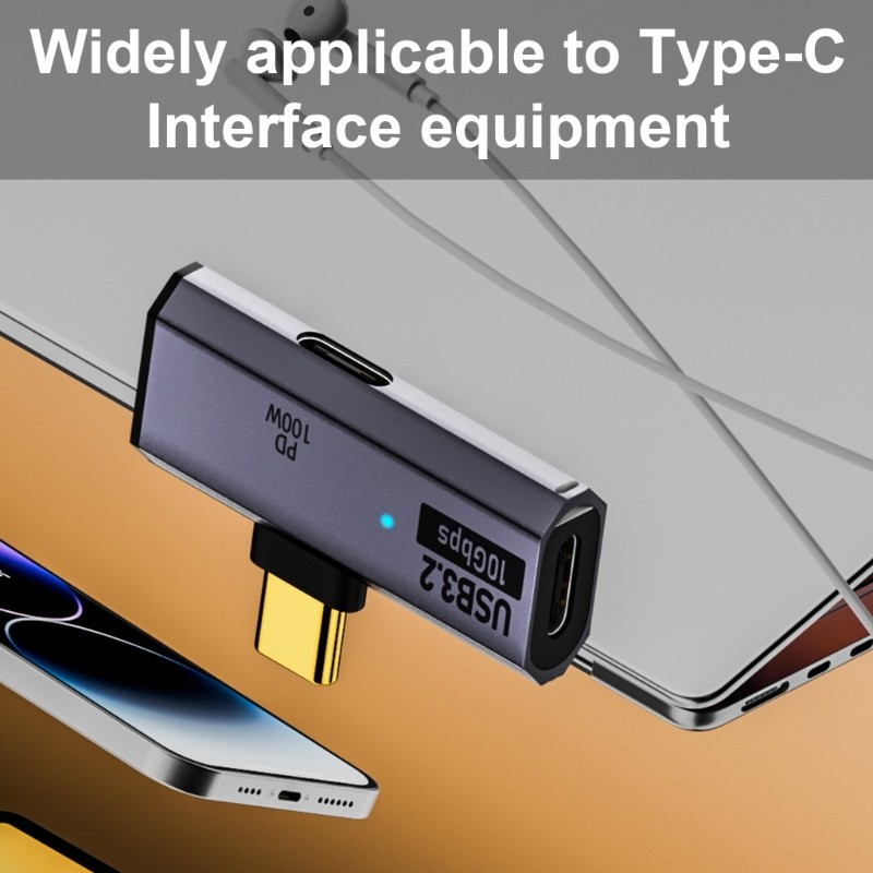 USB C OTG Adapter Type C 100WPD Charger USB3.2 Splitter 10Gbps Data Tansfer gallery