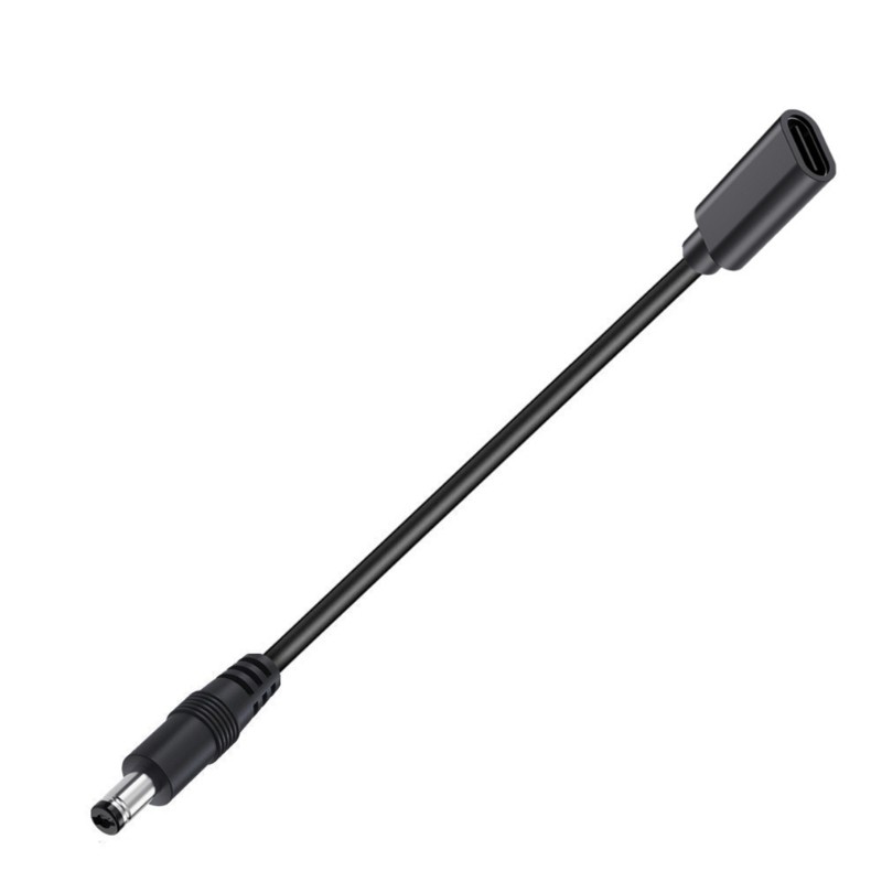 3A Power Extension Cord Type C to DC5521 Male/Female Connectors Adapter Cable