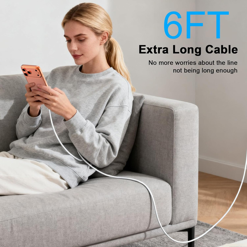 Type C Charger Fast Charging for Iphone 17, 2 Pack 40W USB C Charger Block with gallery