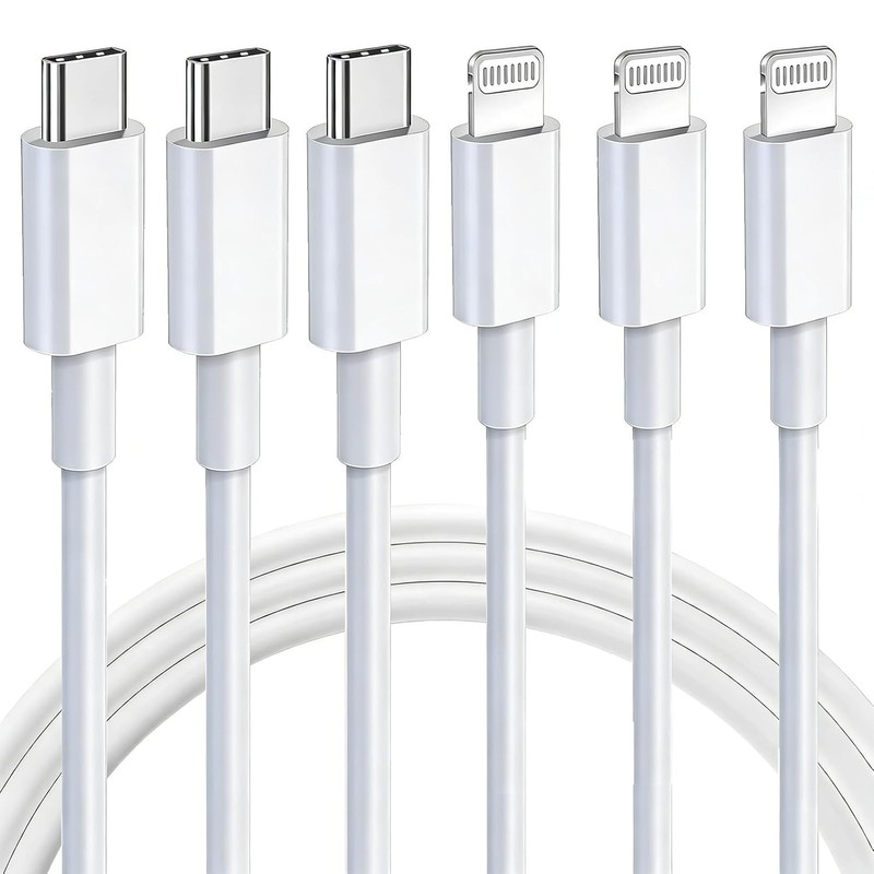 3x Original Carga Rapida USB-C De 20W Cable 10FT Cargador Para iPhone 14 13 12