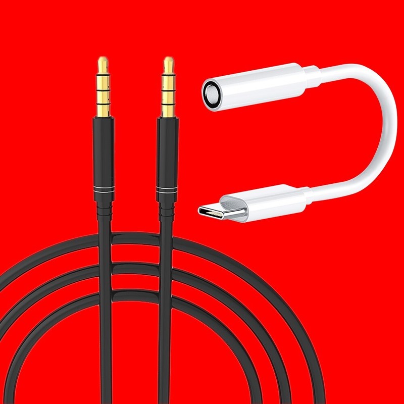 Type C to 3.5mm Audio Aux Jack Cable Male to Male Cable Cord Wire for HTC U Paly