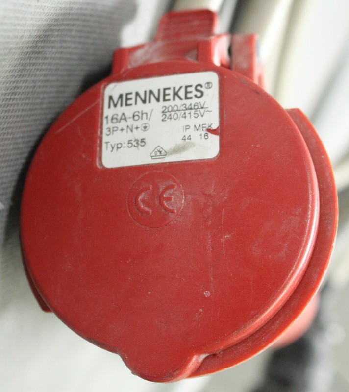 Charging Cable With Mennekes 535 Indust. Power Socket w/ Weiland 70.310 Sockets gallery
