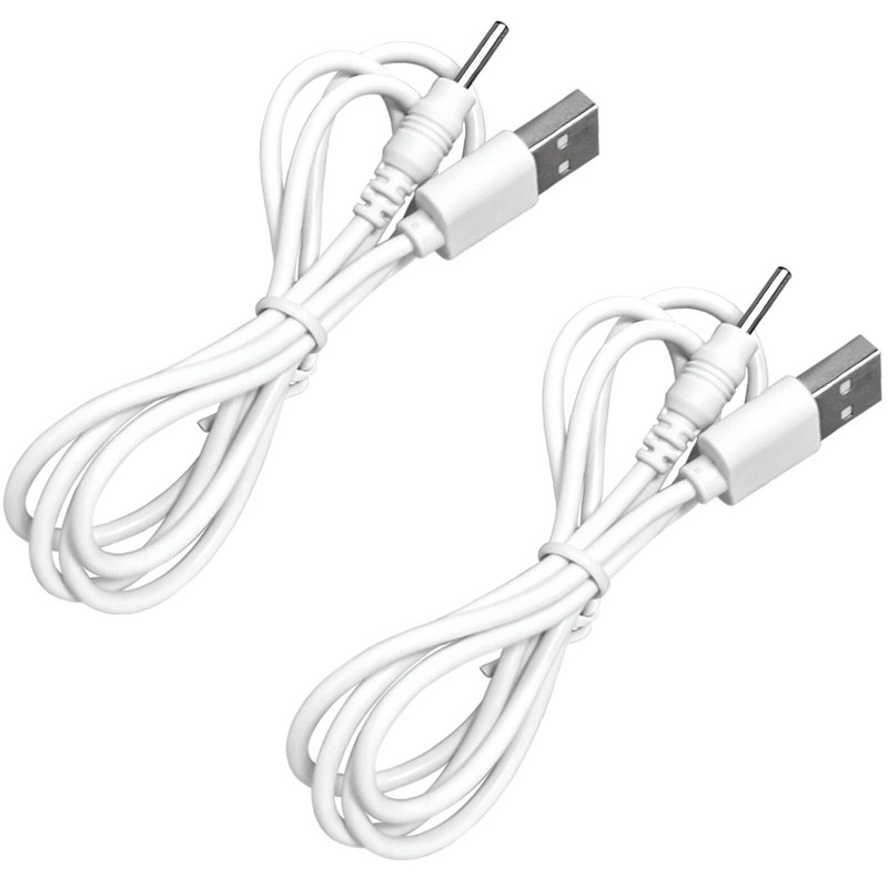USB Charging Cable Replacement for Womanizer Pro40 White 2-Pack Charger Cord gallery