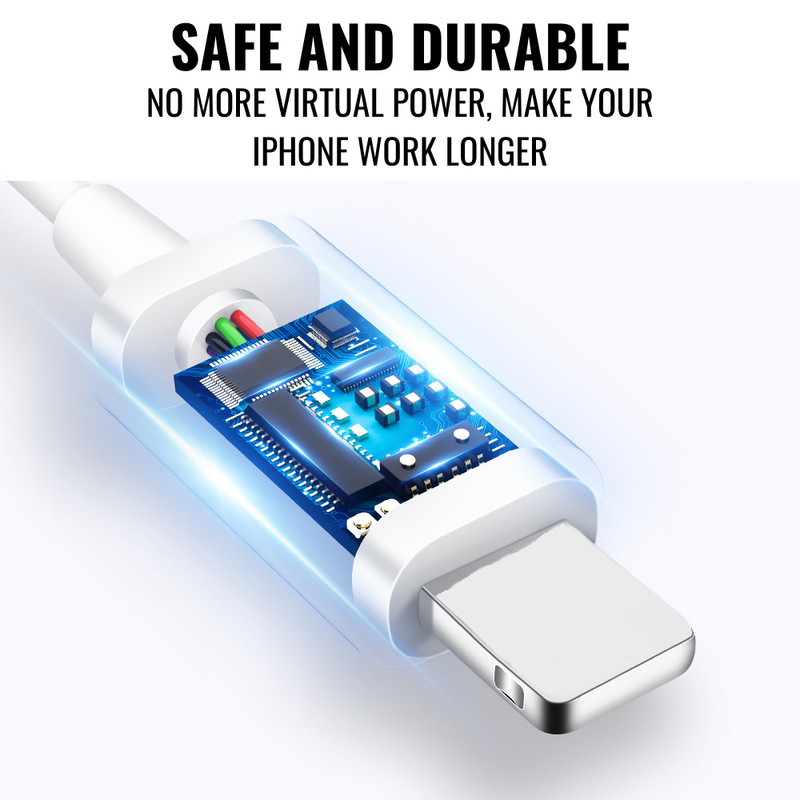 USB Data Fast Charger Cable Cord For Apple iPhone 5 6 7 8 X 11 12 13 14 Pro Max gallery