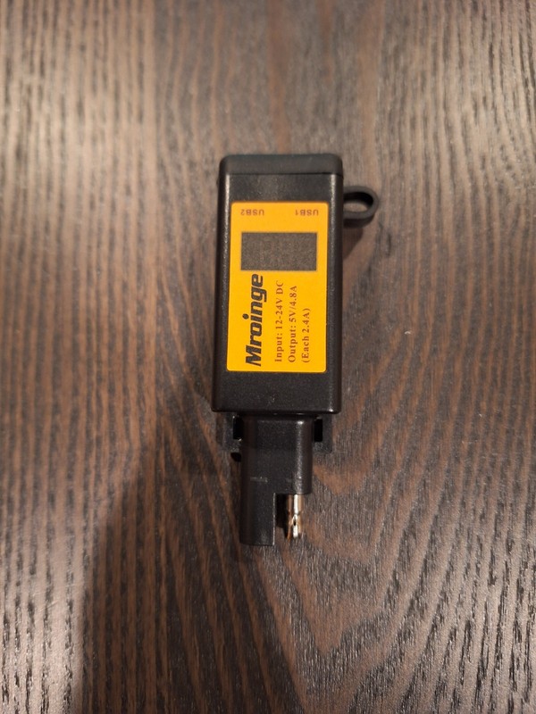 Motorcycle USB Charger, "Mroinge" 4.8A SAE to USB Adapter gallery