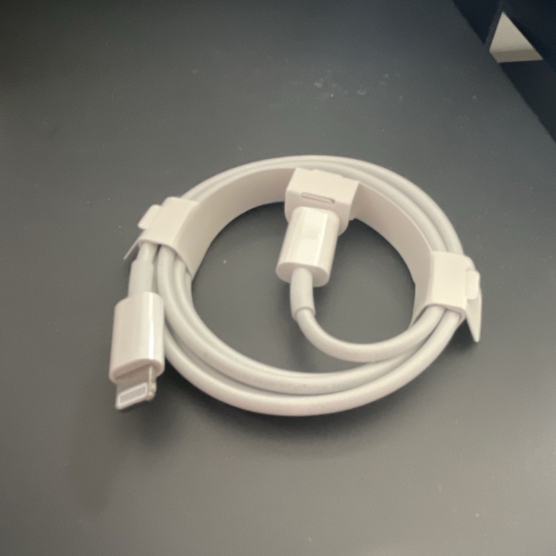 USB-C to Lightning Charging Cable, White, 1m (Less than 10ft.) MFi certified gallery