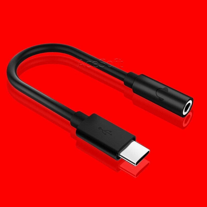 Type C to 3.5mm Audio Adapter DAC Chip for Samsung Galaxy S20 FE 5G UW SM-G781V