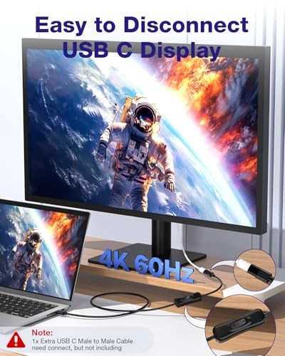 USB-C ON/Off Switch Cable 3.3FT, USB 3.1 Type-C Male to Female Extension with Sw gallery