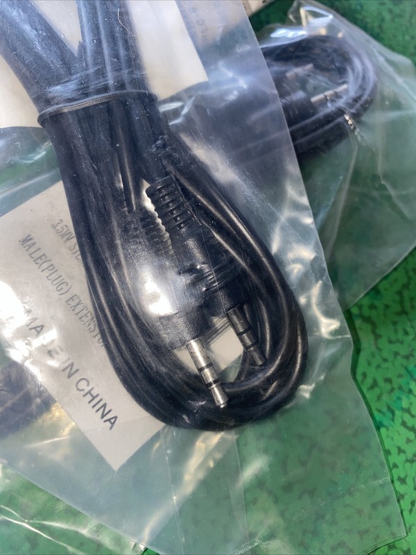 Lot Of AV Cable 3.5mm (1/8") Stereo Male to M Audio Video jack-plug USA Seller gallery