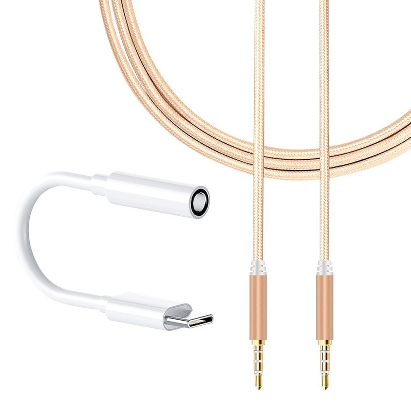 High Rate Type C 3.5mm Audio Jack DAC Aux Cable Wire Cord for OnePlus 10 Pro 5G