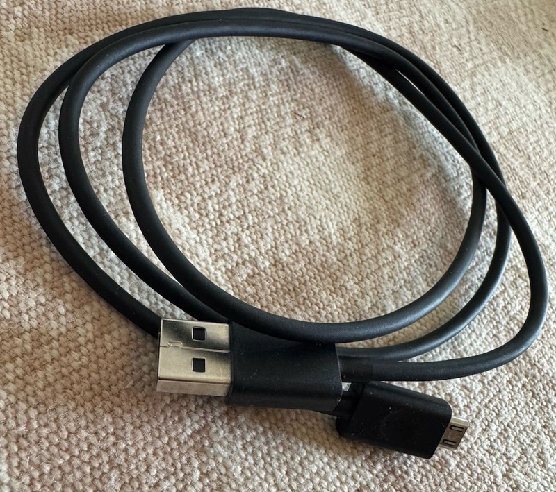 Micro USB Charger Sync Cable Android Micro USB Male to USB 2.0 Male 39 in. Black