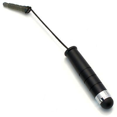BLACK ALUMINUM STYLUS TOUCH SCREEN LCD DISPLAY PEN ULTRA COMPACT for CELL PHONES