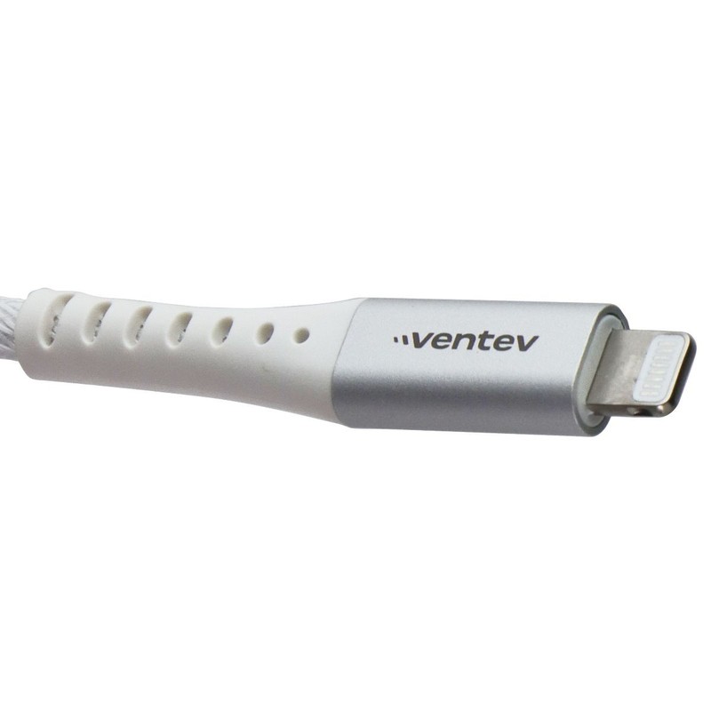 Ventev 10 Foot Alloy USB-C to 8-Pin Ultra Durable Cable - White gallery