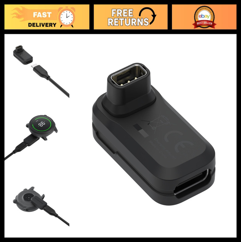 USB-C to A1 Charging Adapter for Smartwatches PACE 2, APEX 42mm, VERTIX 2/2S