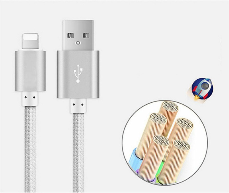 3 FT STRONG Braided USB Data Sync Charger Cable Cord for iPhone X 8 8 PLUS 7 6 5 gallery