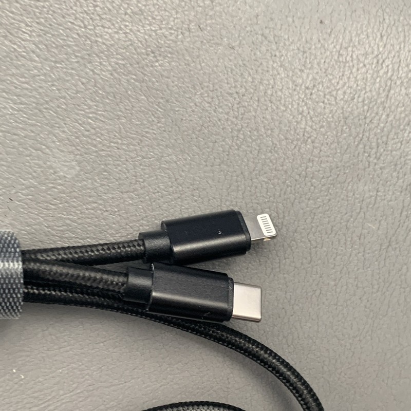 Braided Nylon USB-C Highspeed Cable 10 ft Black for iPhone 5/6/7/8/X gallery